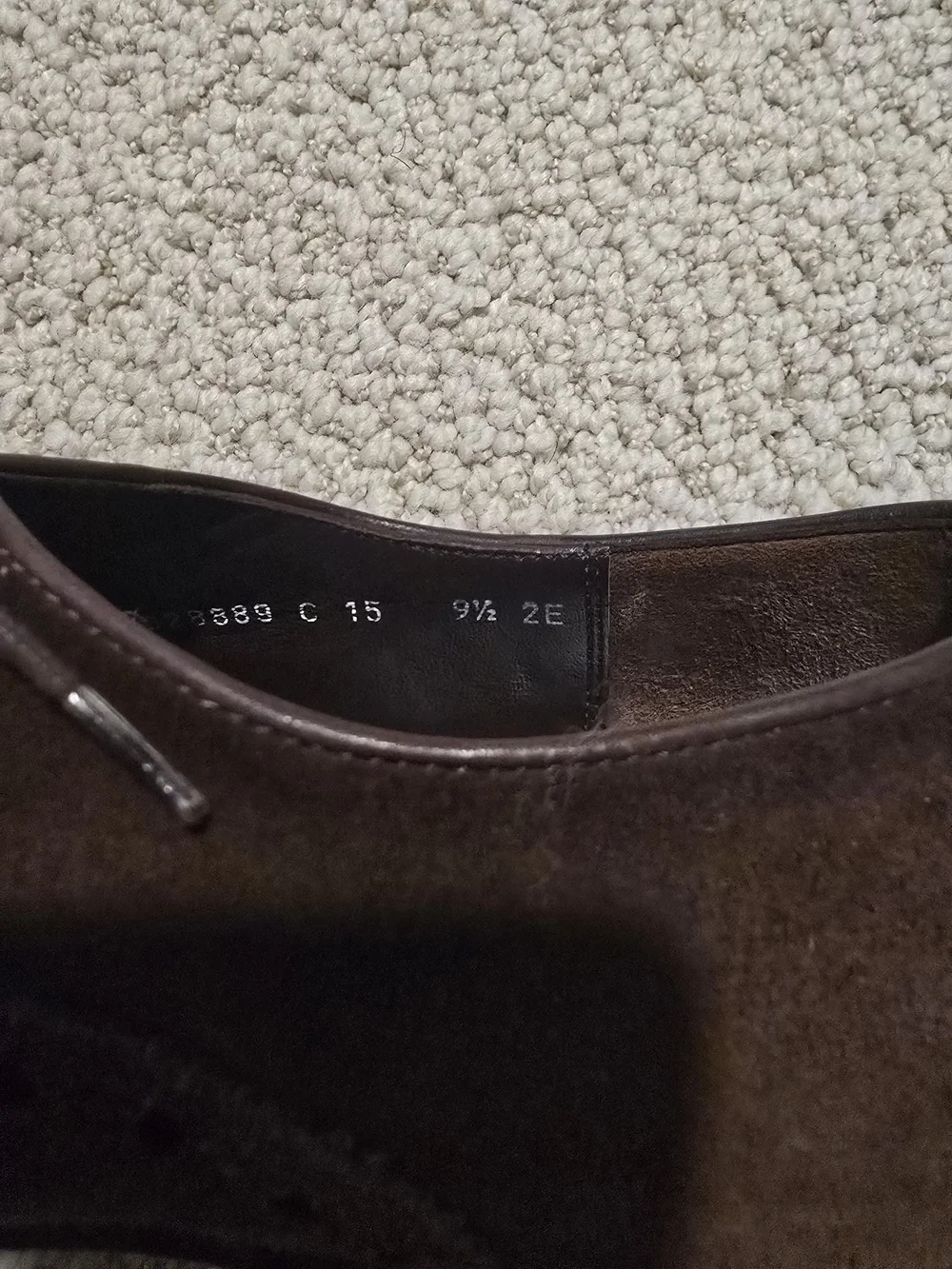 Men's Brown Suede FERRAGAMO